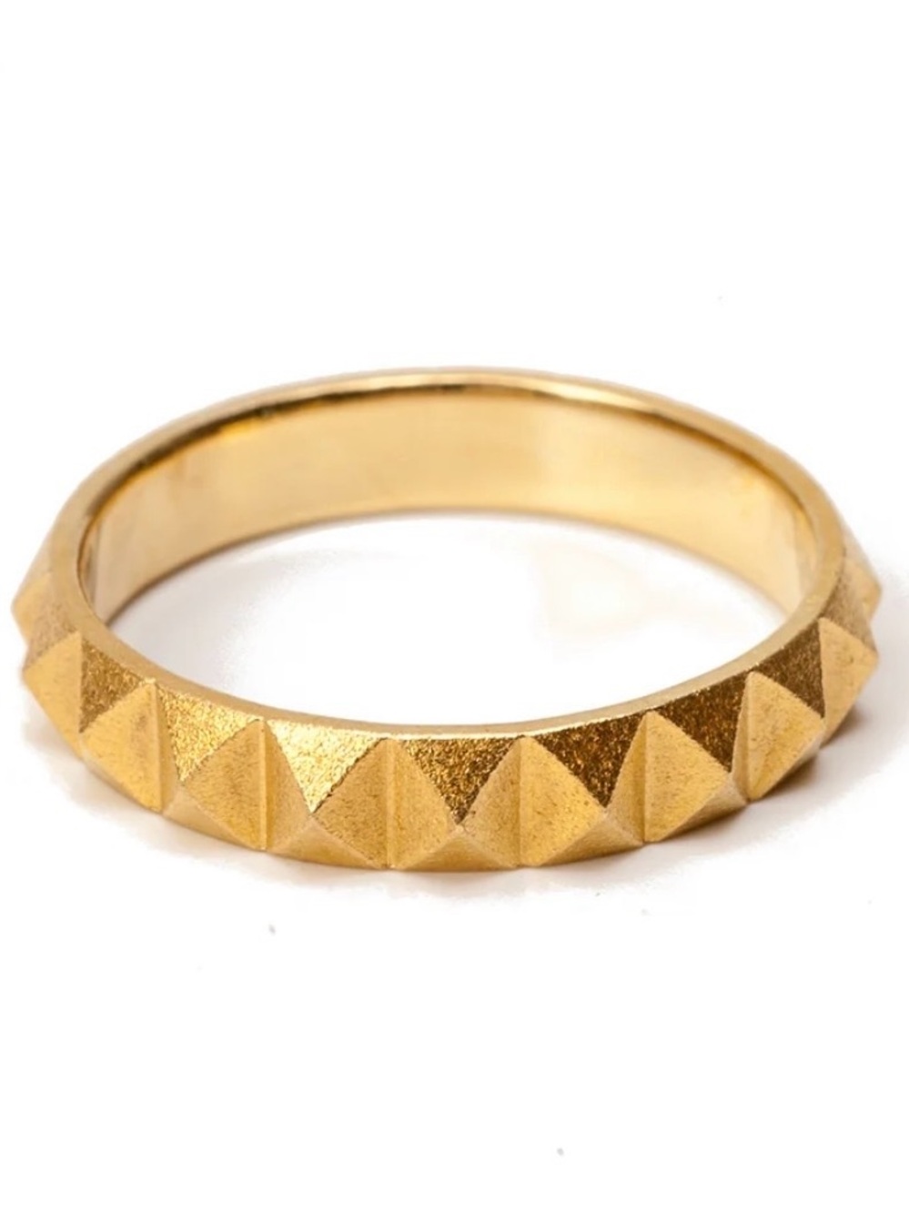 Maria Samora PYRAMID RING ~ 18K GOLD - Picture 5 of 5